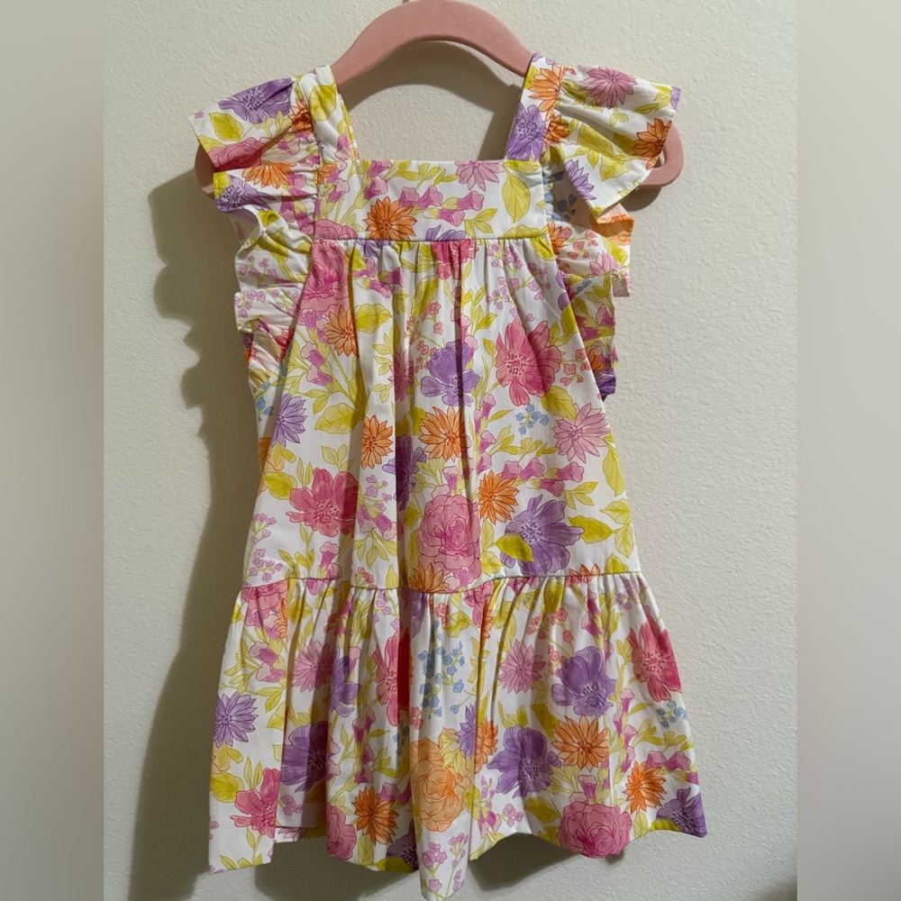 Zara Multicolor Floral Kids Dress